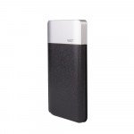 Wholesale 4000 mAh Leather Style Ultra Compact Portable Charger External Battery Power Bank (White)